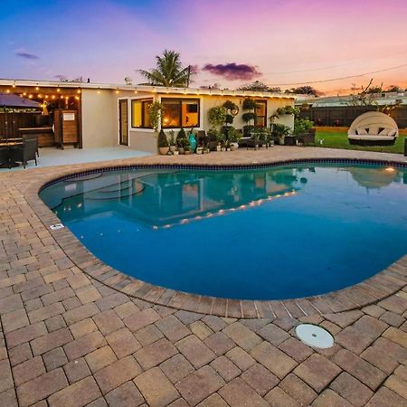 Private Heated Pool Oasis Pet-Friendly Retreat Short Or Long Stays Sleeps 2-8 Ppl Pompano Beach Exteriör bild