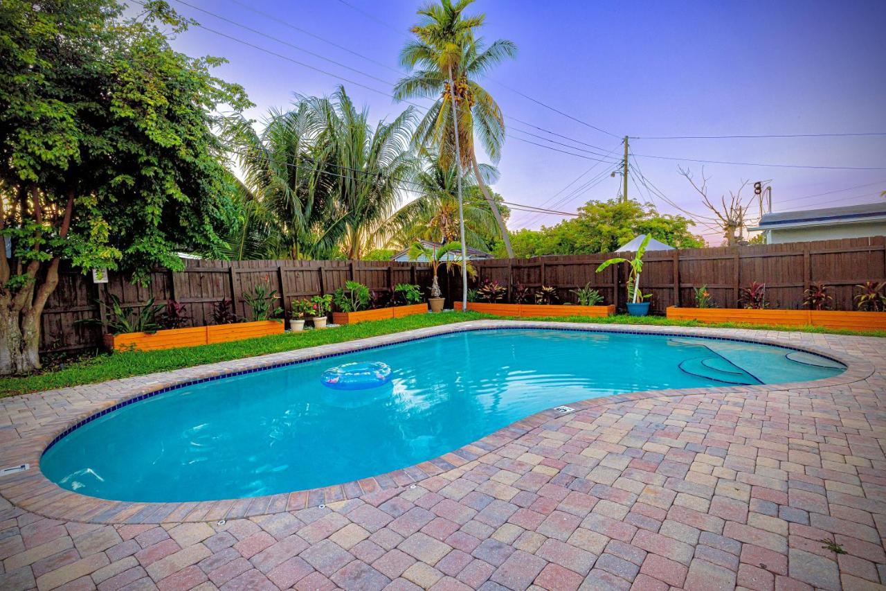 Private Heated Pool Oasis Pet-Friendly Retreat Short Or Long Stays Sleeps 2-8 Ppl Pompano Beach Exteriör bild