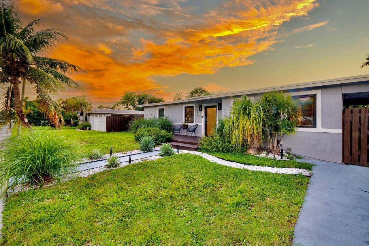 Private Heated Pool Oasis Pet-Friendly Retreat Short Or Long Stays Sleeps 2-8 Ppl Pompano Beach Exteriör bild